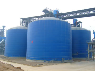 比如水泥钢板库改造