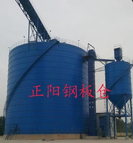 比如大型矿粉钢板库